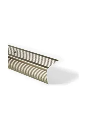 Instant Buy M-D Stair Edging, Fluted, 43878, 36"L, Pewter, Screw Nails