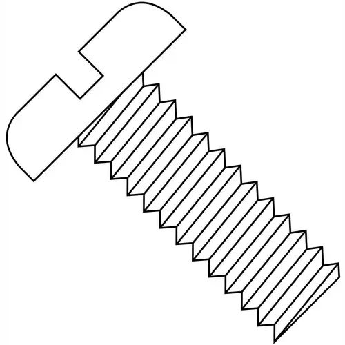 Sale 1/4-20 x 3/4 Slotted Pan Machine Screw - Full Thread - Nylon - Pkg of 2500