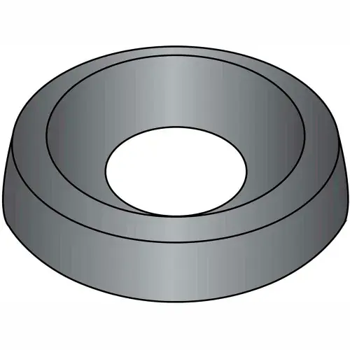 Top Rated 8 Countersunk Finishing Washer Black Oxide - Pkg of 10000
