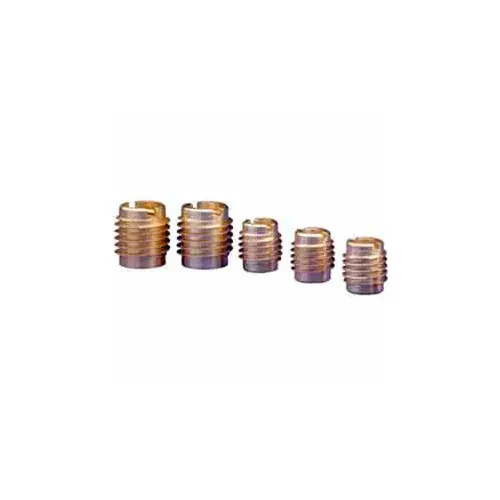 EZ Lok 400-6 - 3/8-16 Insert For Hard Wood - Brass - Pkg Qty 10 Hassle-Free Returns