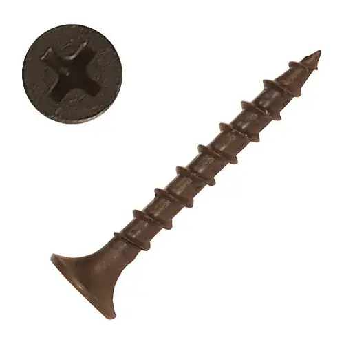 6 x 1-1/4" Phillips Bugle Head Drywall Screw - Steel - Full Thread - Coarse - Pkg of 50 lbs Top Rated