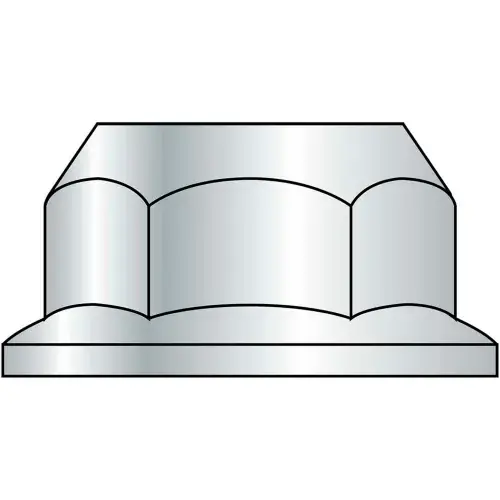 Serrated Hex Flange Nut - 3/8-16 - Zinc CR+3 - Case Hardened Steel - UNC, Pack of 100 In Demand