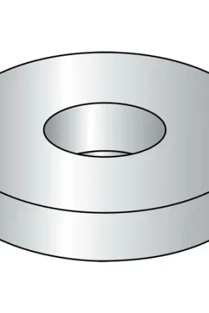 Mega Sale Flat Washer - 3/8" - Low Carbon Steel - Zinc Clear CR+3 - USS, Pack of 100