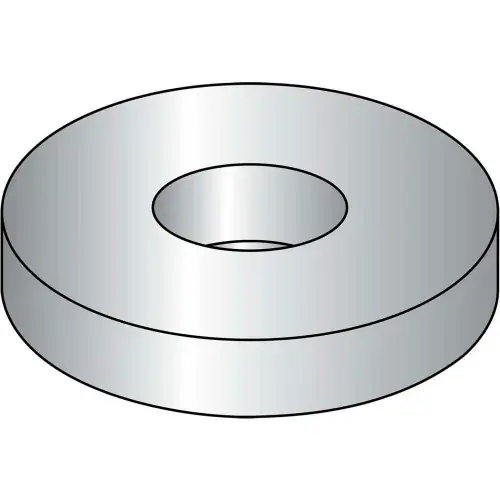 Mega Sale Flat Washer - 3/8" - Low Carbon Steel - Zinc Clear CR+3 - USS, Pack of 100