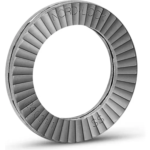 Free Returns Nord-Lock 1121 Wedge Locking Washer - 316 Stainless Steel - 3/4" - Pkg of 100