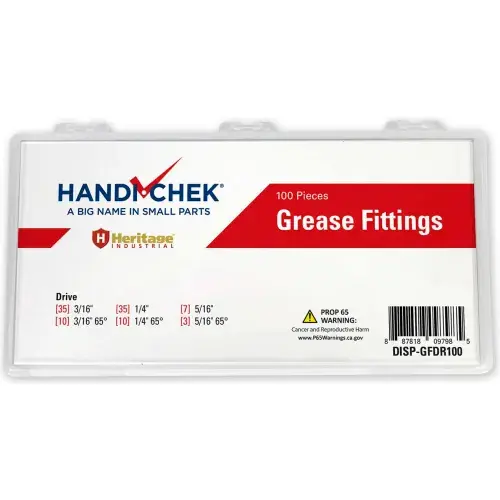 Grease Fitting Drive Type Assortment 100 Pieces Instant Buy
