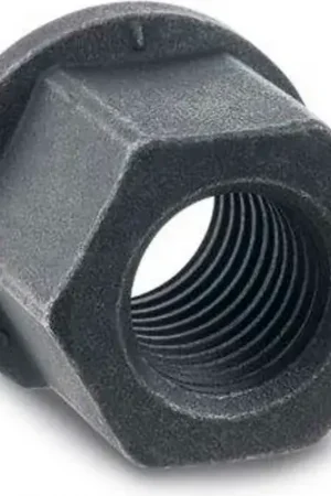 Trending J.W. Winco DIN 6331 Hexagon Nuts, Steel, with Flange, Blackened, M14, 13/16"H