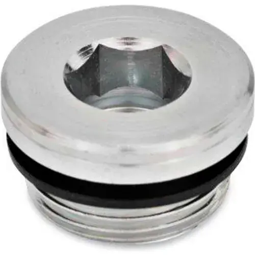 J.W. Winco GN 749 Threaded Pipe Plugs, Steel, Zinc Plated, with NBR Synthetic Rubber Seal, G 3/4 Next Day Delivery
