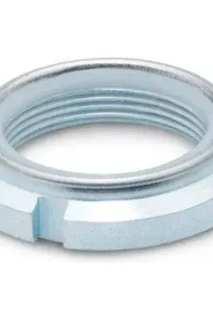 Affordable J.W. Winco GN 1804.1 Slotted Spanner Lock Nuts, Steel, with Polyamide Insert, Zinc Plated, M30 X 1.5