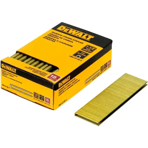 Don't Miss Out DeWalt® 18 Gauge 1/4" Crown 1-1/2" Staple, 2500/Qty