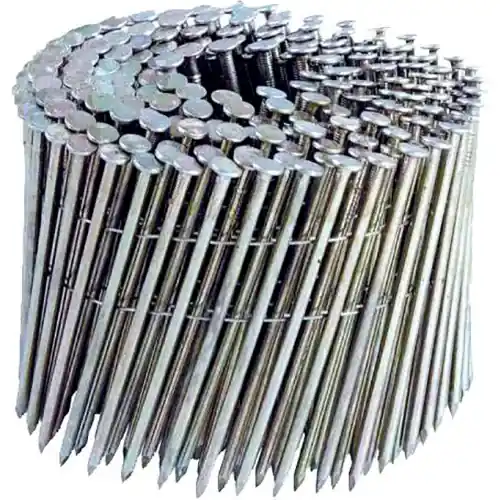Fan Favorite Bostitch 3" x .120 Smooth Shank 15 Degree Coil Framing Nails, 2700/Qty