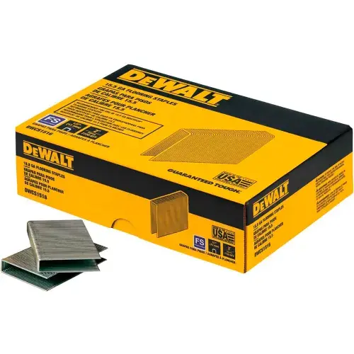 DeWalt® 15.5 Gauge 1/2" Crown 2" Floorng Staples, 7728/Qty Mega Sale
