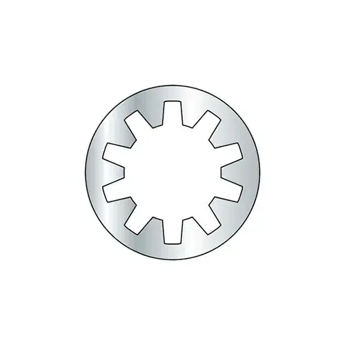 Buy Online 8mm - Internal Tooth Lock Washer - Steel - Zinc - DIN 6797J - Pkg of 100