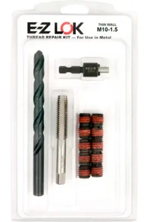 Weekend Sale E-Z LOK™ Thread Repair Kit for Metal - Thin Wall - M10-1.5 x 1/2-13 - EZ-310-M10