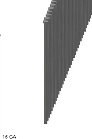 15GA Nail angled 2" Length stainless 316 33° angled Finish Nail - Pkg 4000 Fan Favorite