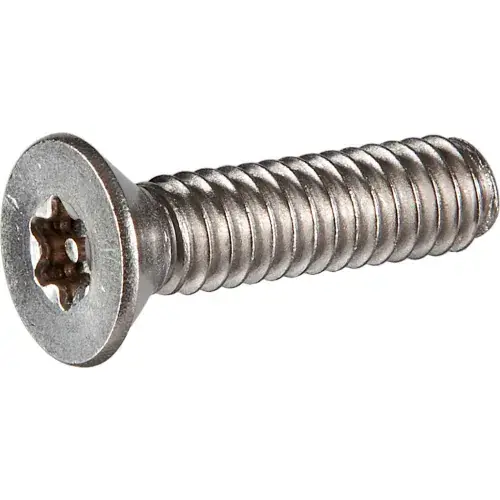 1/4-20 x 1/2" Security Machine Screw - Flat Undercut Torx Head - 18-8 Stainless Steel - 100 Pk Same Day Shipping