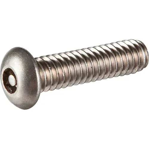 1/2-13 x 3-1/2" Security Cap Screw - Button Socket Head - 18-8 Stainless Steel - Pkg of 10 In Demand