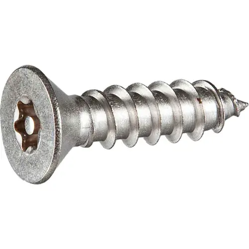 10AB x 1-1/4" Security Sheet Metal Screw - Flat Torx Head - 18-8 Stainless Steel - Pkg of 100 Same Day Shipping
