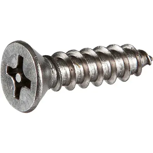 New Arrival 10 x 1-1/4" Security Sheet Metal Screw - Flat Phillips Head - 18-8 Stainless Steel - Pkg of 100