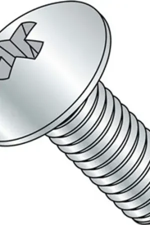 10-24 x 1/2" Machine Screw - Truss Head - Phillips - Steel - Zinc CR+3 - FT, Pack of 1000 Best Price