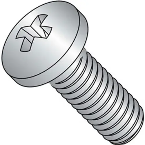 10-32 x 1-1/4" Machine Screw - Pan Head - Phillips - Steel - Zinc CR+3 - FT, Pack of 100 Shop Now