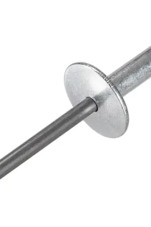 Best Choice Pop Blind Rivet - 3/16 x 6-10 - Flange Head - Up to 5/8" Grip - Steel/Steel - USA - Pkg of 250