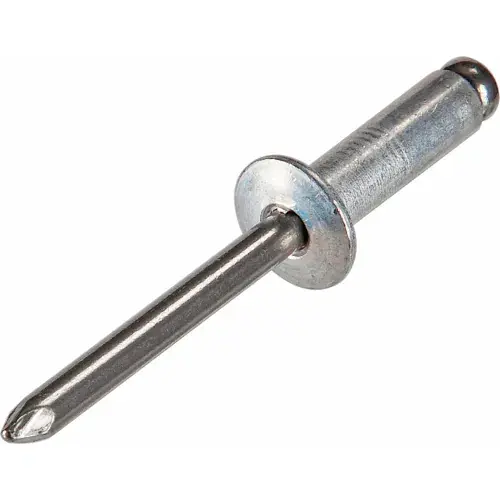 Bargain Pop Blind Rivet - 1/8 x 4-2 - Button Head - Up to 1/8" Grip - Stainless Steel /Steel - Pkg of 500