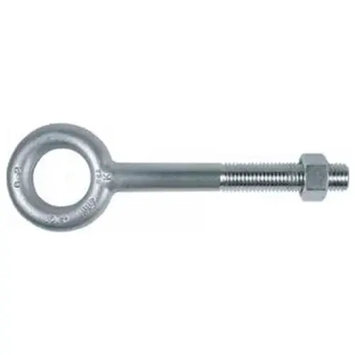 Nut Eyebolt - 1/2-13 x 12"L - 1" I.D. - 2" O.D. - Plain Pattern - Carbon Steel Discount
