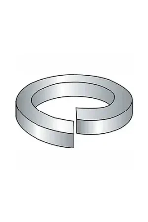 10 Hi-Collar Split Lock Washer - .2/.193" I.D. - .047" Thick - Steel - Plain - Grade 2 - Pkg of 100 Mega Sale