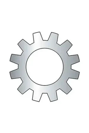 10 External Tooth Lock Washer - .204/.195" I.D. - Steel - Zinc - Grade 2 - 100 Pk Place Order
