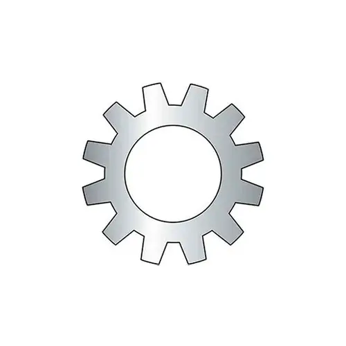 10 External Tooth Lock Washer - .204/.195" I.D. - Steel - Zinc - Grade 2 - 100 Pk Place Order
