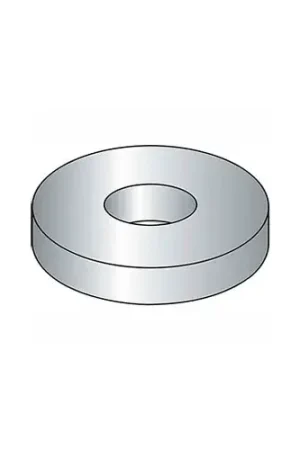 1/2" Flat Washer - USS - 9/16" I.D. - .086/.132" Thick - Steel - Zinc - Grade 2 - Pkg of 100 Latest