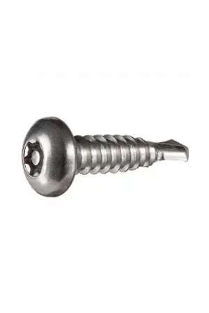 10-16 x 1-1/2" Security Self-Drilling Screw - Pan Torx Head - 2 Drill Pt - 410 SS - USA - 100 Pk One Day Deal