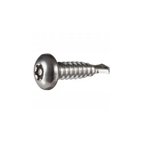 10-16 x 1-1/2" Security Self-Drilling Screw - Pan Torx Head - 2 Drill Pt - 410 SS - USA - 100 Pk One Day Deal