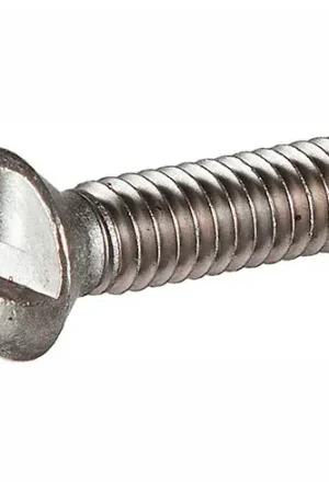 Luxury 10-24 x 3/4" Security Machine Screw - Oval One-Way Head - Steel - Zinc - FT - UNC - USA - 100 Pk