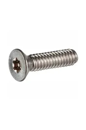 10-32 x 1" Security Machine Screw - Flat Torx Plus Head - Alloy Steel - Black Oxide - FT - 100 Pk Save Now