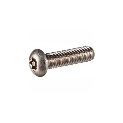 Fan Favorite 6-32 x 1-1/2" Security Machine Screw - Button Torx Head - 302HQ Stainless Steel - FT - UNC - 100 Pk