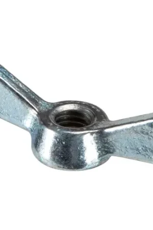 Certified 1/2-13 Wing Nut - 3" Wide - 1" Base Dia. - Steel - Zinc - USA - Pkg of 25