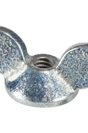 5/16-18 Wing Nut - 1-5/8" Wide - 7/8" Base Dia. - 11/16" H - Steel - Plain - USA - Pkg of 25 Must Have