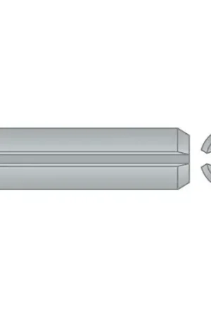 Brand New 1/4" x 3/4" Spring Pin - 420 Stainless Steel - Passivated - ASME B18.8.2 - Made In USA - Pkg Qty 50