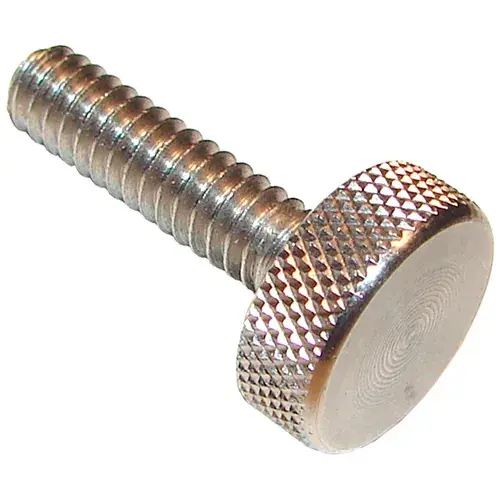 Precision Thumb Screw - M5 x 0.8 - 9mm Thread - 11.5mm Head Dia. - 5mm Head H - SS - Pkg of 5 Same Day Shipping