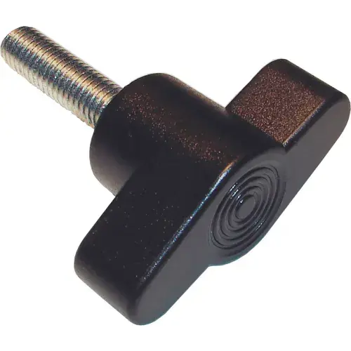 Don't Miss Out Plastic Head T-Knob Thumb Screw - M5 x 0.8 - 30mm Thread - 35mm Head Dia. - 18mm Head H - Pkg of 5