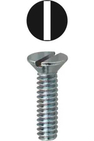 Buy Online L.H.Dottie® Slotted Flat Head Machine Screw, 1/4"-20 x 1-1/2", 50 Pack