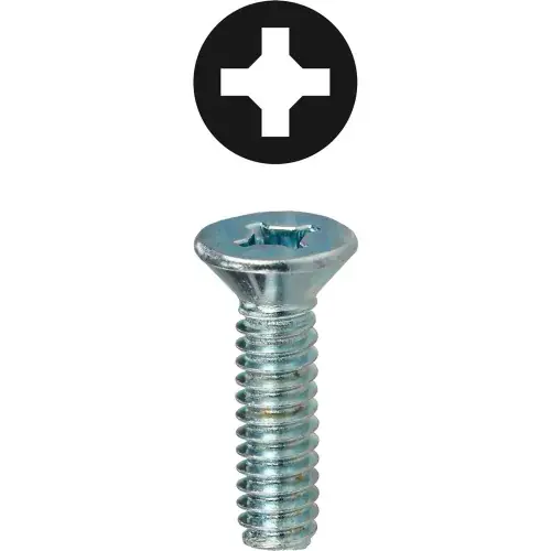 L.H.Dottie® Phillips & Square Flat Head Machine Screw, 1/4"-20 x 2", 50 Pack Must Have
