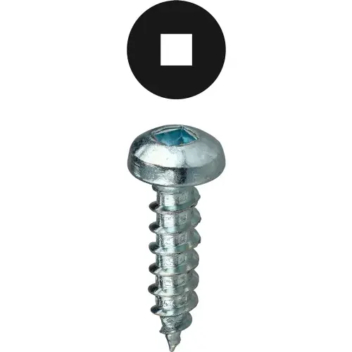 L.H.Dottie® Sheet Metal Screw, Square Pan Head, Carbon Steel, 8 x 3/4", 100 Pack Limited Offer