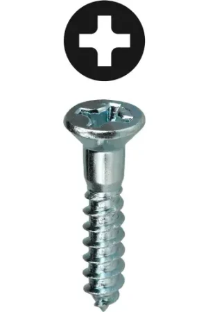 Hot Picks L.H.Dottie® Flat Head Wood Screw, Phillips, Carbon Steel, 8 x 3/4", 100 Pack