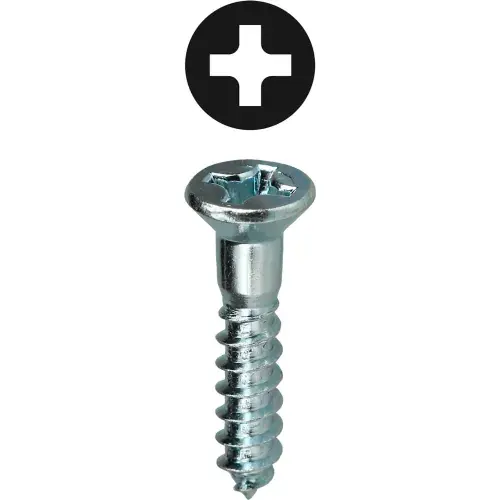 Hot Picks L.H.Dottie® Flat Head Wood Screw, Phillips, Carbon Steel, 8 x 3/4", 100 Pack