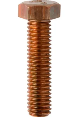 L.H.Dottie® Hex Head Tap Bolt, Silicon Bronze, 3/8"-16 x 1-1/4", 100 Pack Premium