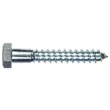 3/4" X 10" Hex Head Lag Screws Steel Zinc Plated (5 / Pkg.) Buy Online