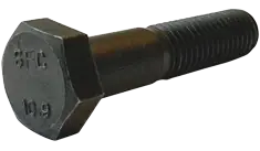M10-1.5 X 100mm Hex Head Cap Screws Class 10.9 Steel Plain Partially Threaded (100 / Pkg.) Hassle-Free Returns